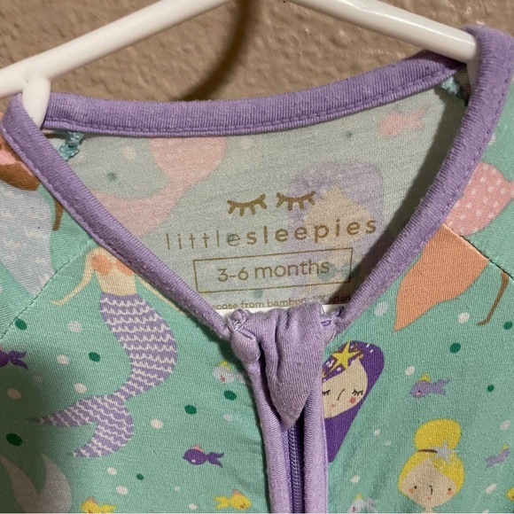 Little sleepies mermaid footie pajama - Picture 3 of 3